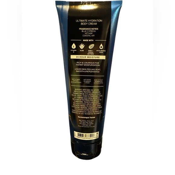 🧴 Bath & Body Works Ocean Men’s Ultimate Hydration Body Cream | 8 oz | NEW - Picture 2 of 2